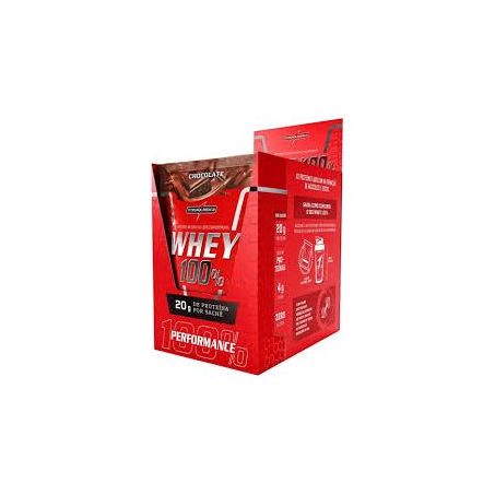 Whey 100% Chocolate Sachê Integral Médica 30g
