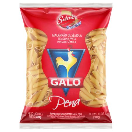 MACARRÃO DE SÊMOLA PENNE GALO