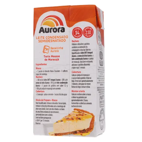 Leite cond aurora semidesn. 395g 360-20