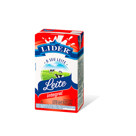Leite l Vida Lider 1l   Integral