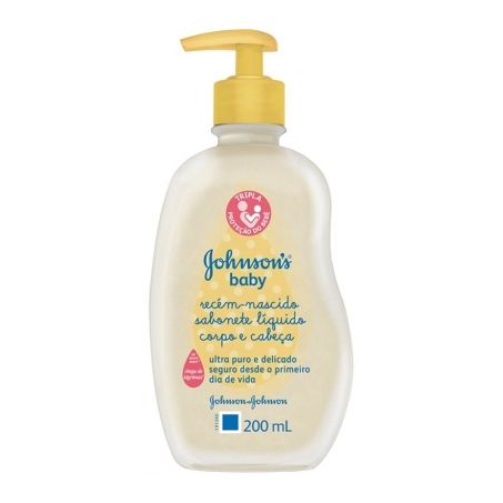 SABONETE LIQ. JOHNSON'S BABY REM NASCIDO 200 ML   