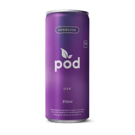 KOMBUCHA UVA 310ML - POD