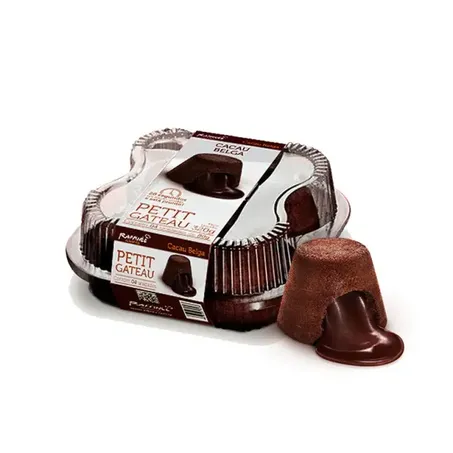 Sobremesa Petit Gateau Raffinee 320g Cacau Belga