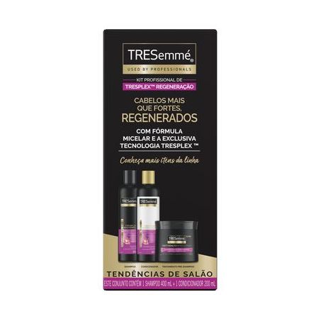 KIT TRESEMME SH.400ML+COND.200ML TRESPLE