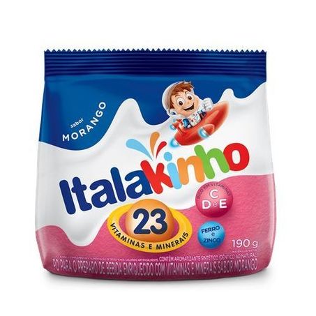 PREPARO PO ITALAC 190G ITALAKINHO MORANGO