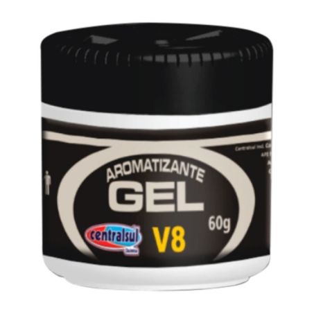 AROMATIZANTE GEL P/CARROS 60 GR V8                