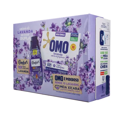 Lava Roupas em Pó Omo Lavanda 1,6Kg 360-22
