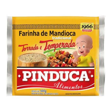 Farinha Mandioca Pinduca 500g Plastica Torrada