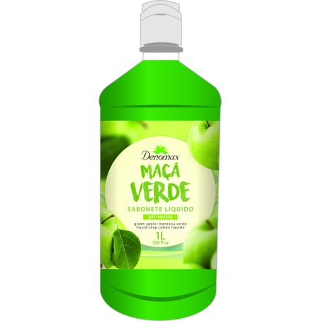 SABONETE LÍQUIDO DENOMAX 1L MAÇÃ VERDE