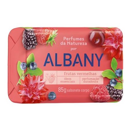 SABONETE PERFUME ALBANY 85GR FRUTAS VERM