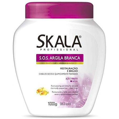 Creme skala argila branca 1 kg