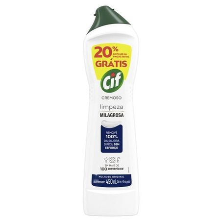 Saponáceo Cremoso Cif Multiuso Original Squeeze 250ml