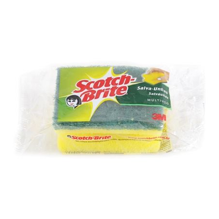 ESPONJA SCOTCH BRITE MULTIUSO COZINHA SALVA UNHA 01UN