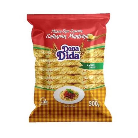 Massa caseira dona dida 500gr espaguetinho