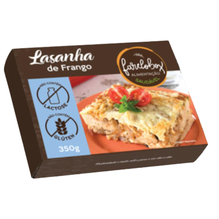 FARELOBOX LASANHA FRANGO S GL S LAC 350G