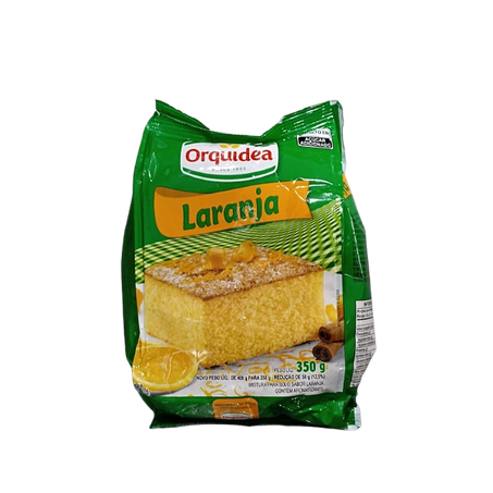 Mistura bolo orquídea laranja 350g