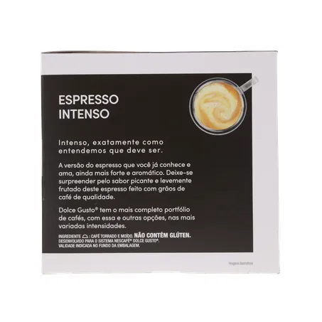 CAFÉ CÁPSULAS DOLCE GUSTO ESPRESSO INTENSO C/10 UN 360-9