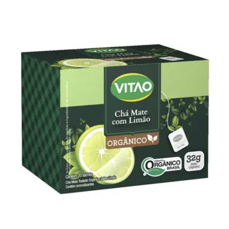 Chá vitao 32g mate com limão orgânico