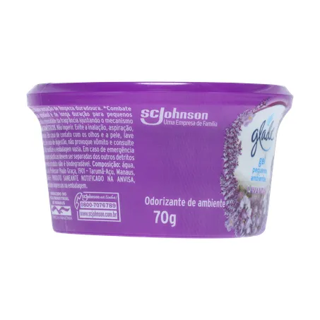 ODORIZADOR GEL GLADE LAVANDA 70G 360-30