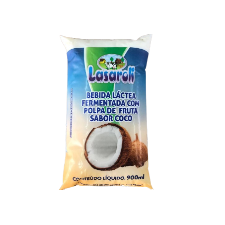 Bebida láctea lasaroli 900g coco pacote