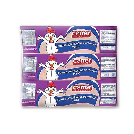 PEITO DE FRANGO COM OSSO CARRER CONGELADO KG
