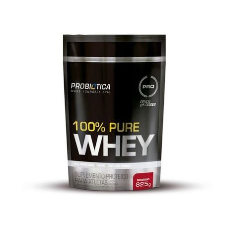 Suplemento whey morango probiotica 825g