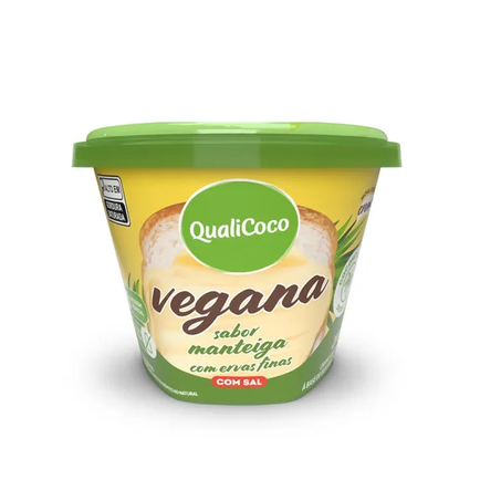 MANTEIGA DE COCO QUALICOCO VEGANA ERVAS FINAS 200G