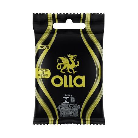 Preservativo Olla Lubrificado 3UN