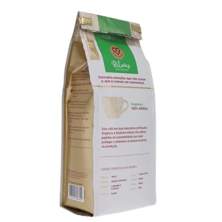 Café Moído 3 Corações Rituais Orgânico 250g 360-14