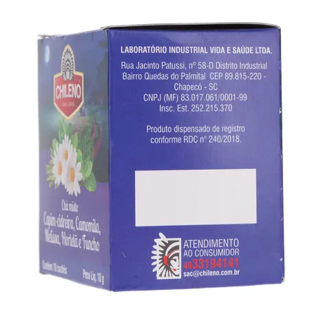 Cha chileno misto 10g 360-7