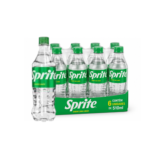 Refrigerante sprite pcc/06x600ml pet pc