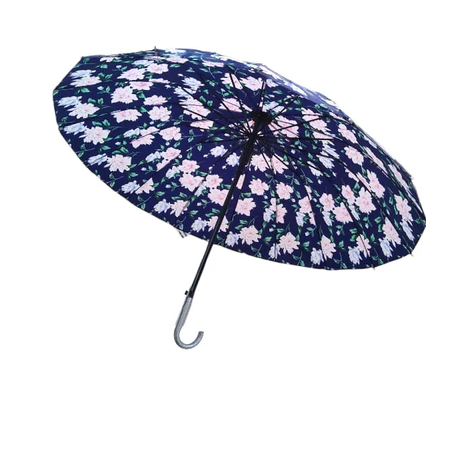 Sombrinha cetim poa 16 varetas 55cm