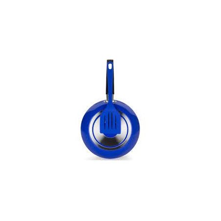 Frigideira multiflon gourmet azul com espátula n°20