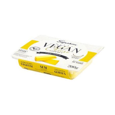 Queijo vegan cheese gourmet cheddar 200g