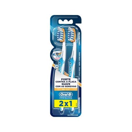 Escova clean media oral-b 1.2.3 c/4