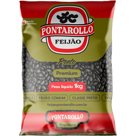 Feijão Pontarollo Premium 1kg - Preto
