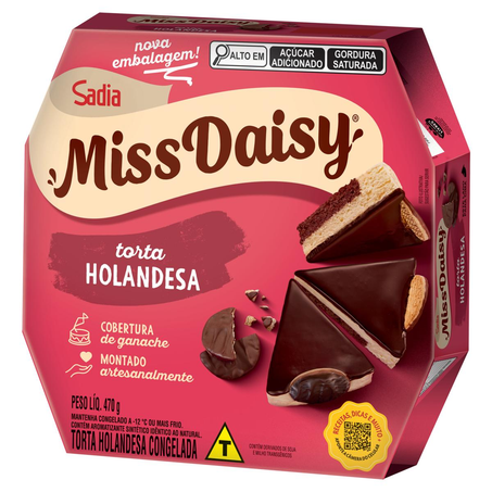 Torta Miss Daisy Sadia 470g - Holandesa