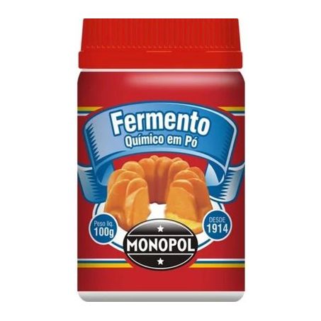 Fermento em pó químico monopol 200g