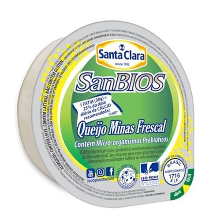 QUEIJO SANTA CLARA MINAS FRESCAL SANBIOS