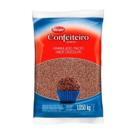 Chocolate granulado harald macio escuro 1.05kg