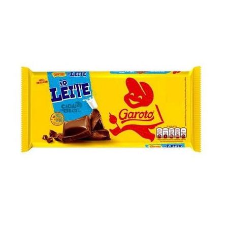 Chocolate garoto 80g ao leite