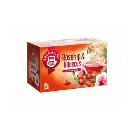 Teekanne Chá Rosehip E Hibisco 70G 20 Sachês
