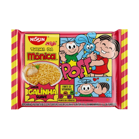 Lámen nissin turma da mônica galinha 85g