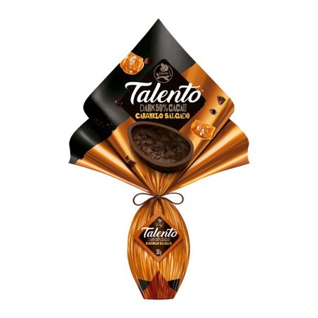 Ovo de Páscoa Dark 50% Cacau Caramelo Salgado Garoto Talento