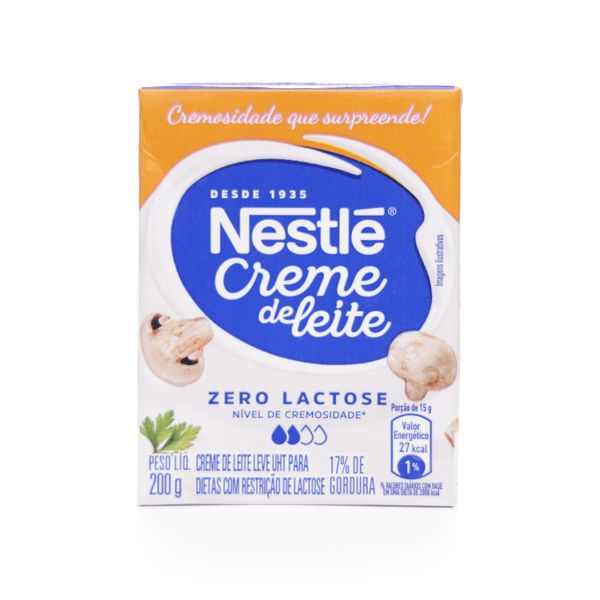 Creme de Leite Nestlé 200g - Zero Lactose - Tp | Condor