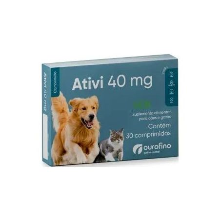 Suplemento Ativi Cart 40mg com 30 Comprimidos