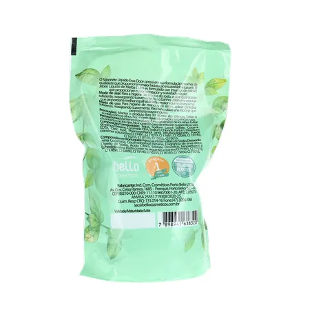 Sabonete liquido bello erva doce ref. 850ml 360-17