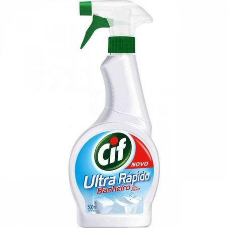 Limpador cif ultra rápido banheiro com gatilho frasco 500ml