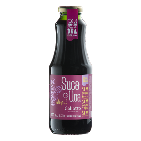 Suco Galiotto Uva Tinto 500ml