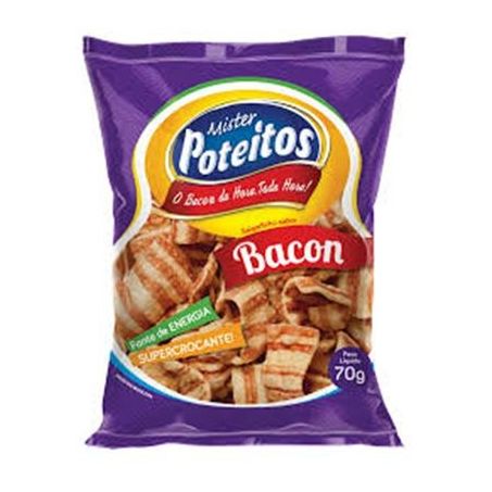 Salgadinho bacon poteitos 70g